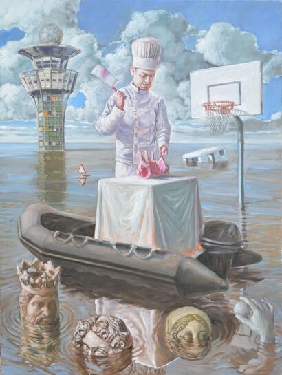 Les Passages - a Paint Artowrk by Grégoire Cabanes